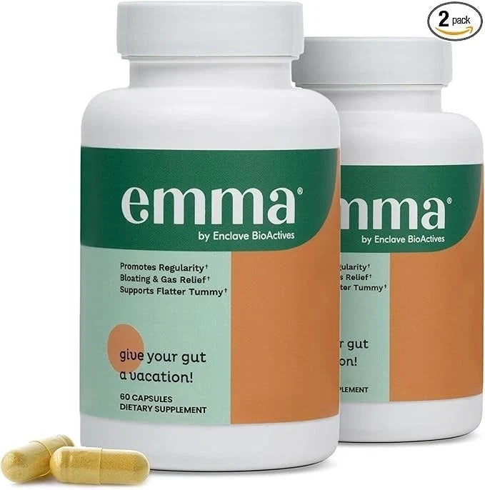 Emma by Enclave BioActives Daily Digestive Supplement 60 Capsules – 2 Pack