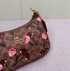 COACH Teri Shoulder Bag Signature Canvas Cherry Print CY694 Outlet New
