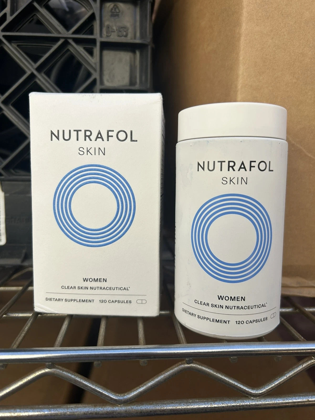Nutrafol Skin Women Clear Skin Nutraceutical 120 Capsules | Dietary Supplement